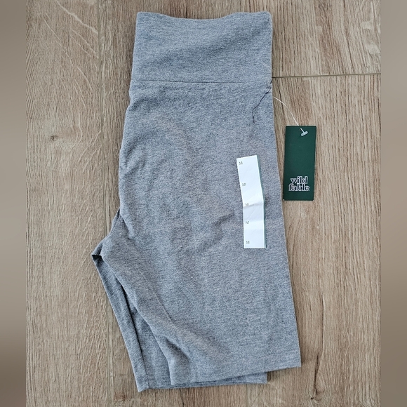 Wild Fable cotton bike shorts, grey, women’s medium, new - Picture 4 of 4